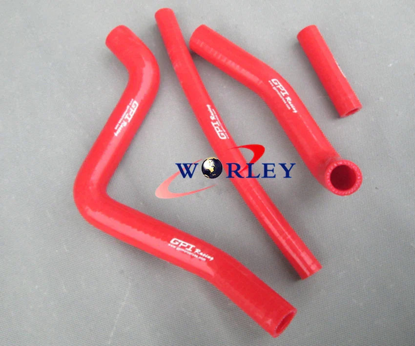 Silicone Radiator Hose for KAWASAKI KX125 1999-2002 - Green