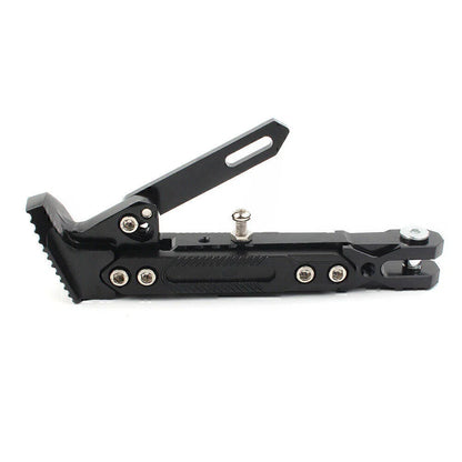 Stainless Steel Adjustable Kickstand for Motorcycles - Non-Slip Side Support