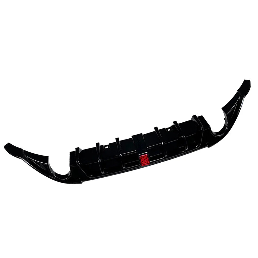 Glossy Black Rear Bumper Protector Lip for VW Golf 7 GTD (2014-2017)