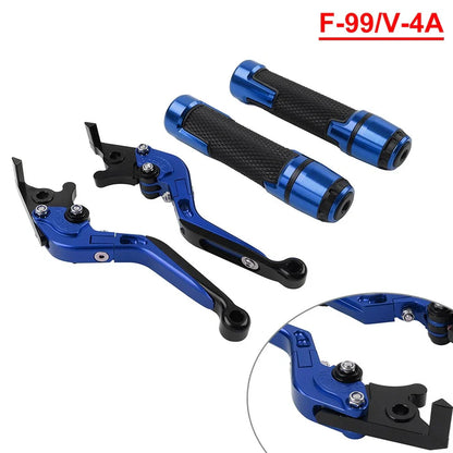Folding Extendable Brake Clutch Levers & Handlebar Grips for Aprilia Tuono V4 (2011-2023)