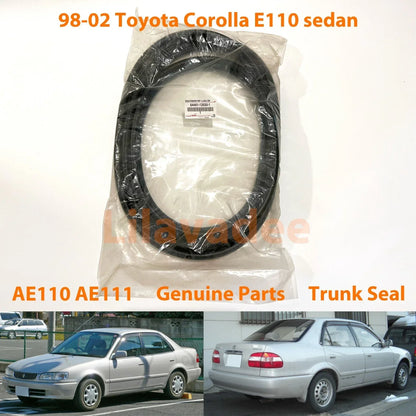 Toyota Corolla AE110 AE111 4D Sedan Trunk Lid Weatherstrip Rubber Seal