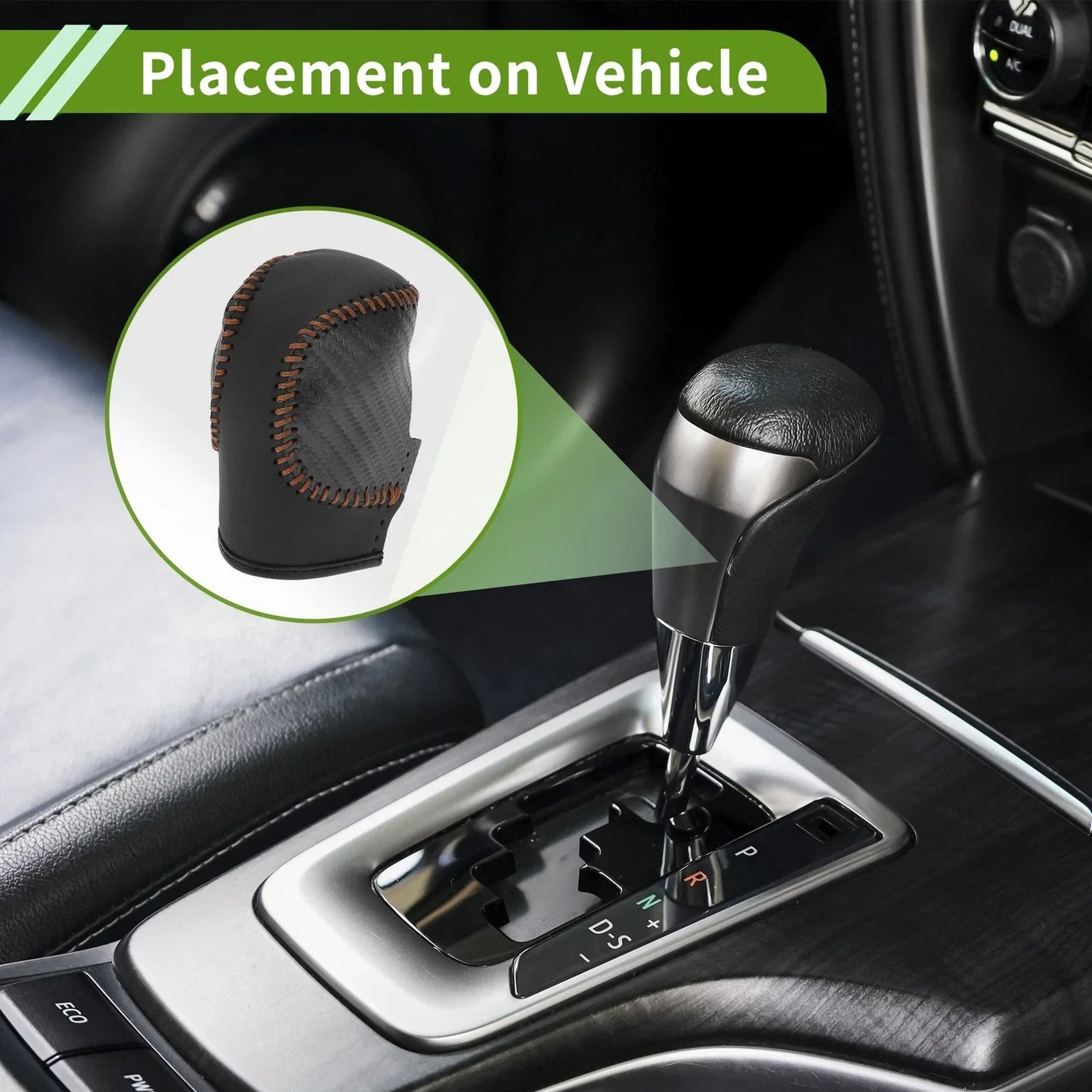 Carbon Fiber Gear Shift Knob Cover for Honda CR-V (2017-2023)