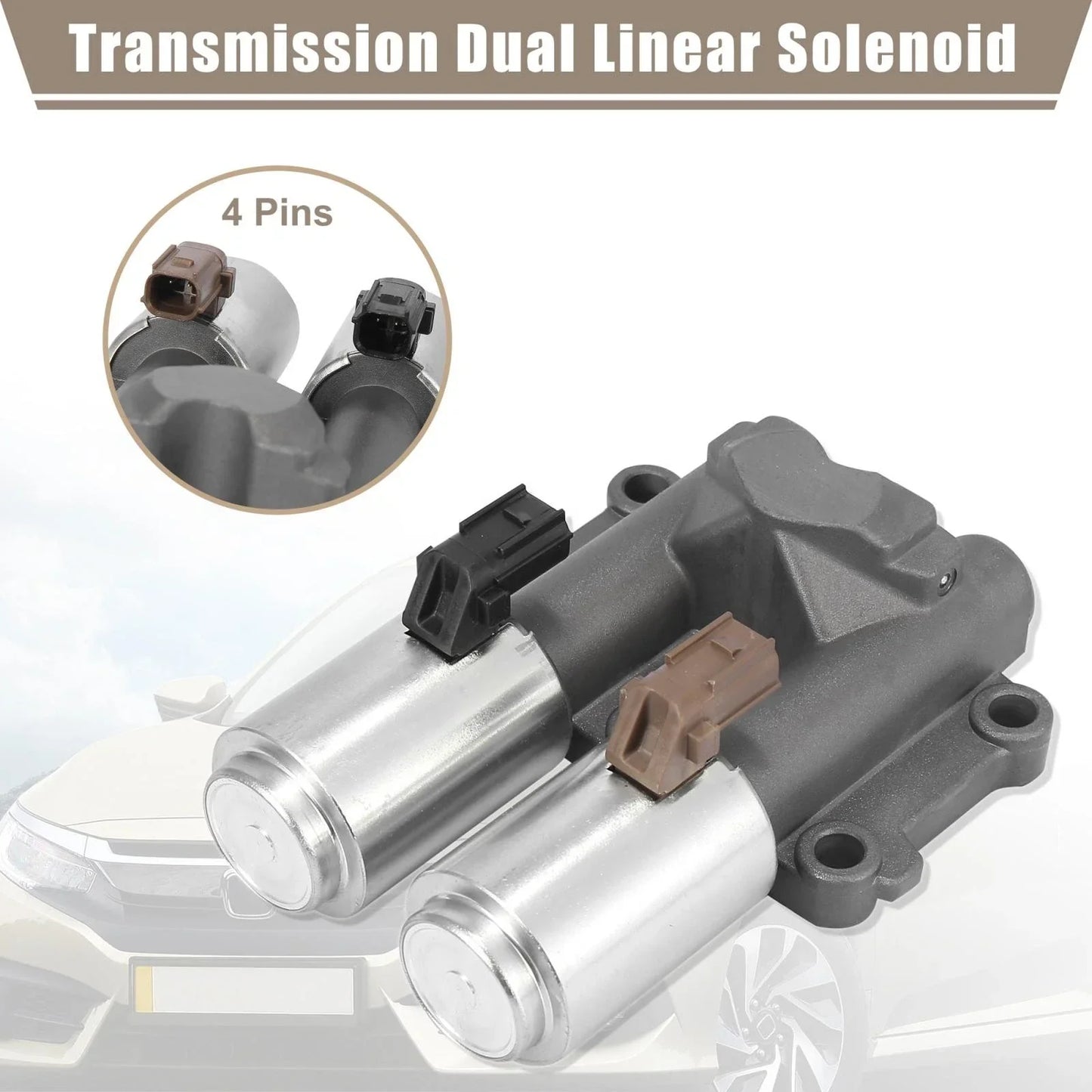 Transmission Dual Linear Shift Solenoid for Honda Civic Fit (2009-2013)