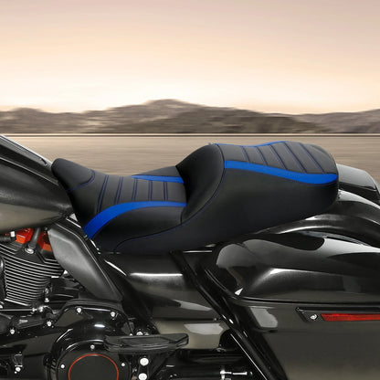 Driver Passenger Seat for Harley Touring CVO Street Road Glide (2009-2023)