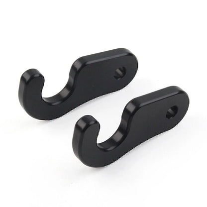 Black Sun Visor Clips for Jeep Wrangler, Gladiator (2018-2023)