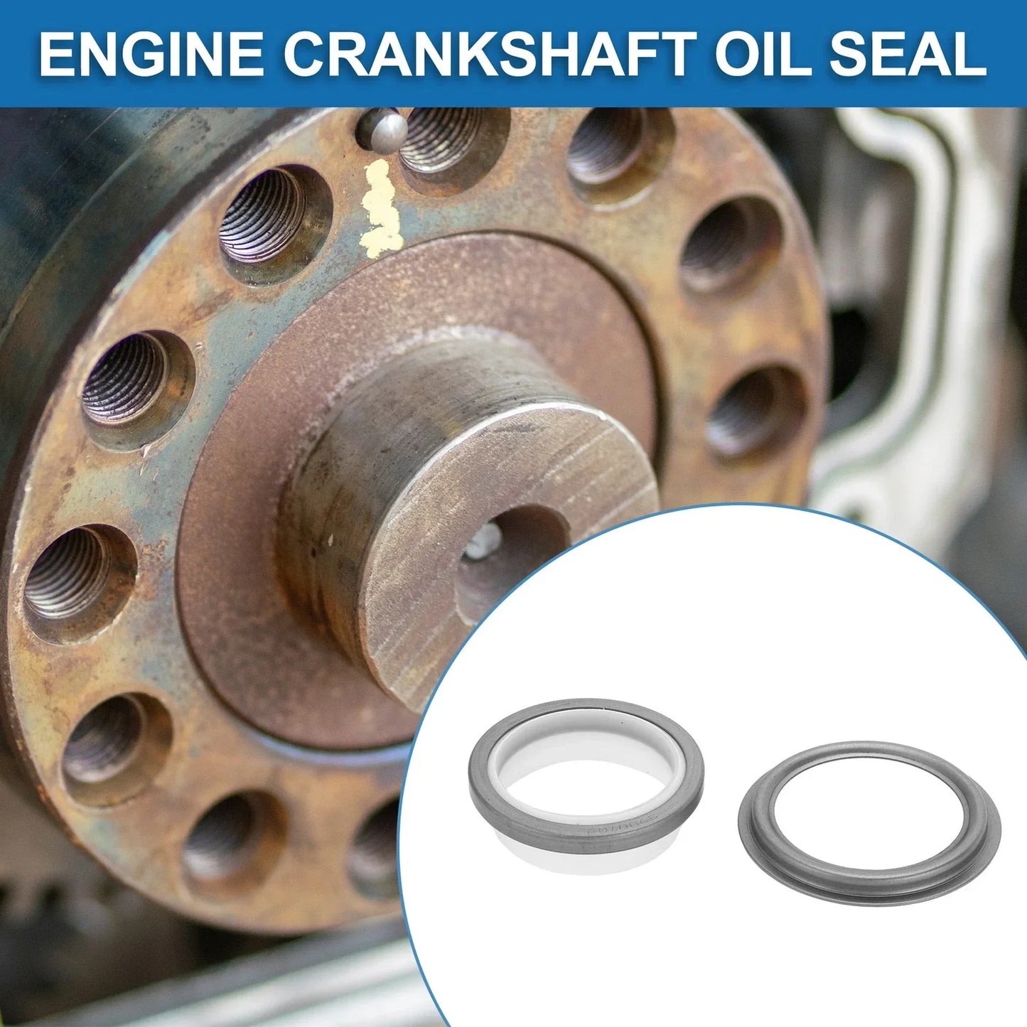 Crankshaft Oil Seal Kit for Dodge Ram 2500 3500 Pickup (2003-2010)