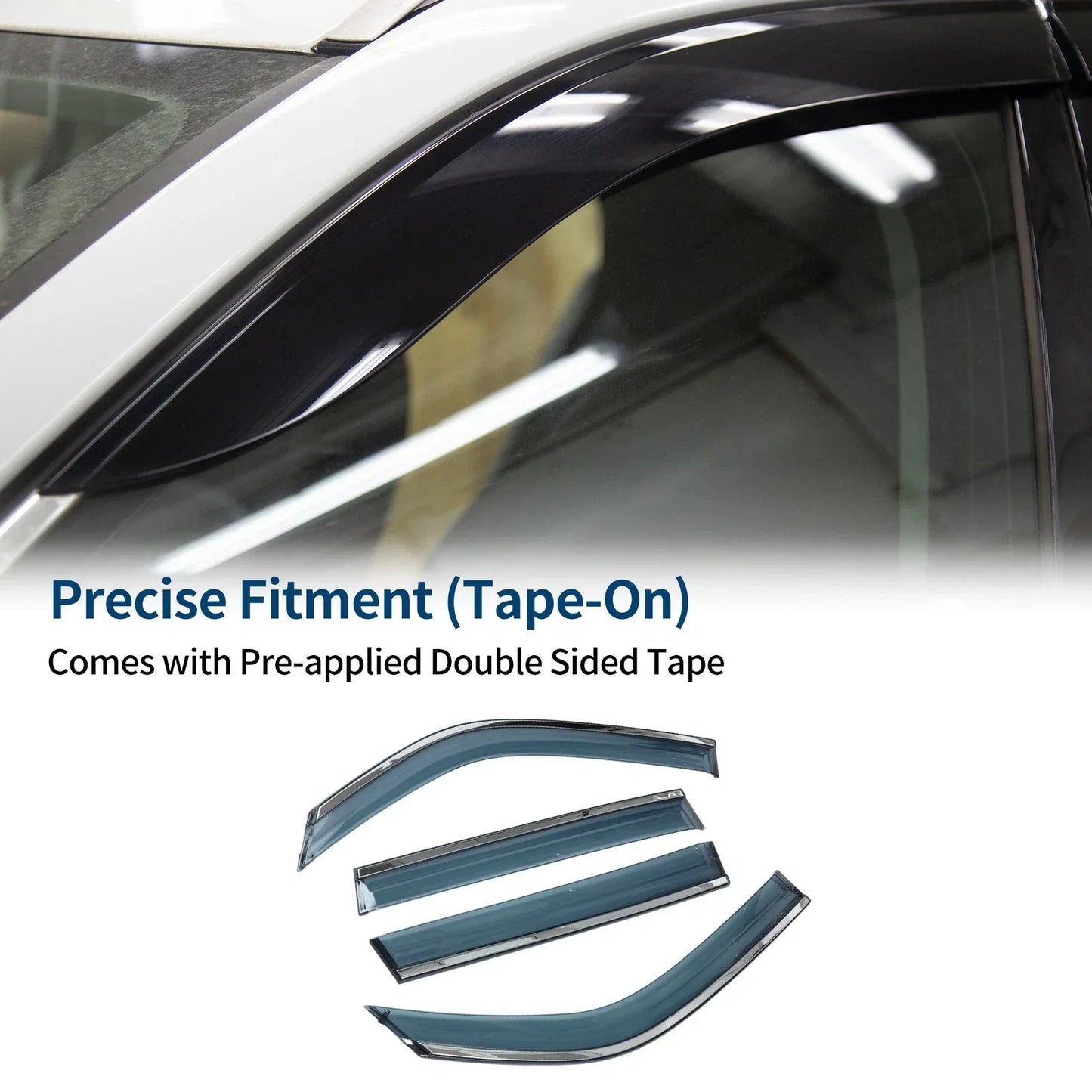 Car Window Deflectors for Mercedes-Benz GLK-Class 2010-2015 Side Vent Visors
