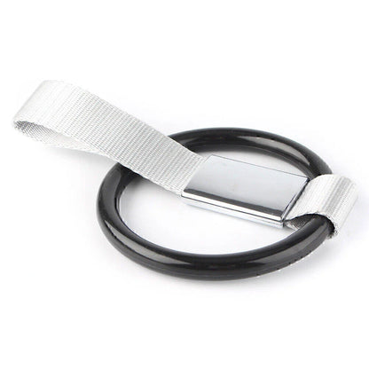 Tsurikawa Ring Handle Strap Charm for Subway Train Bus - Black
