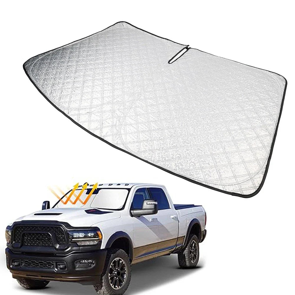 Foldable Windshield Sun Shade for Dodge RAM 2500 3500 (2010-2025)