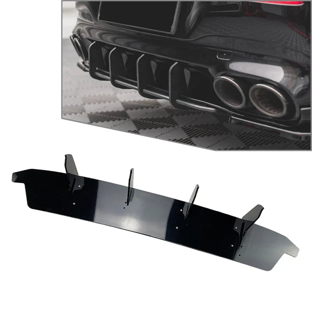Rear Bumper Diffuser Lip for Mercedes Benz CLA-Class C118 (2019 - ) Black