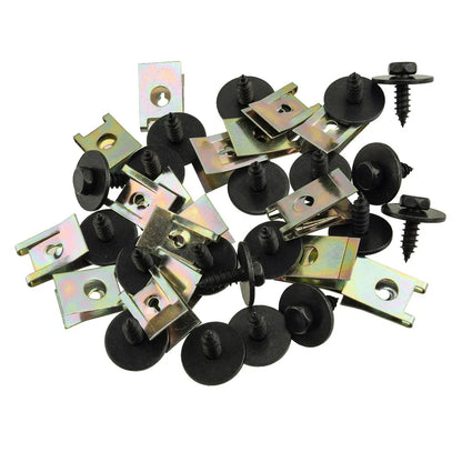 40 x U-Mutter Hex Bolts for BMW Underbody Protection