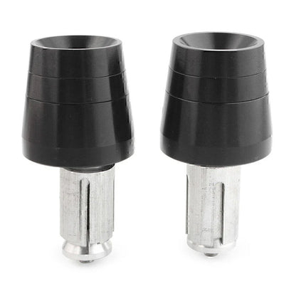 Black Handlebar End Plugs for Honda CBR, CB, Yamaha YZ, YZF, Kawasaki