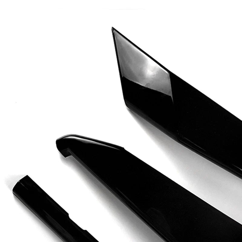 3 x Gloss Black Radiator Grille Cover Trim for Nissan Sentra (2020-2021)