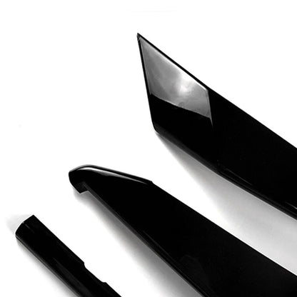 3 x Gloss Black Radiator Grille Cover Trim for Nissan Sentra (2020-2021)