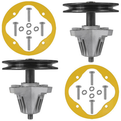 2x Spindle Assembly with Deck Ring for MTD Troy-Bilt (2000–2002)