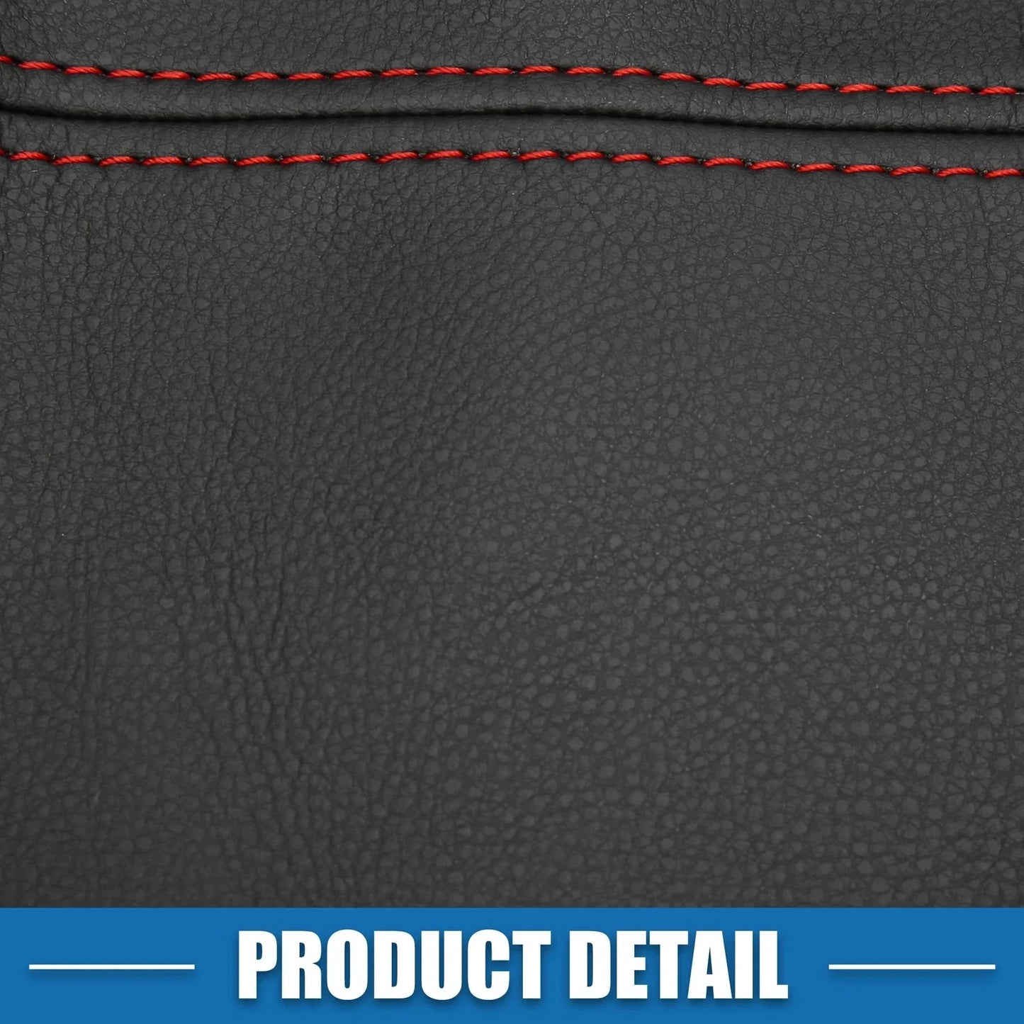 Front Door Panel Armrest Covers for Dodge Charger (2011-2023) - Black/Red Line
