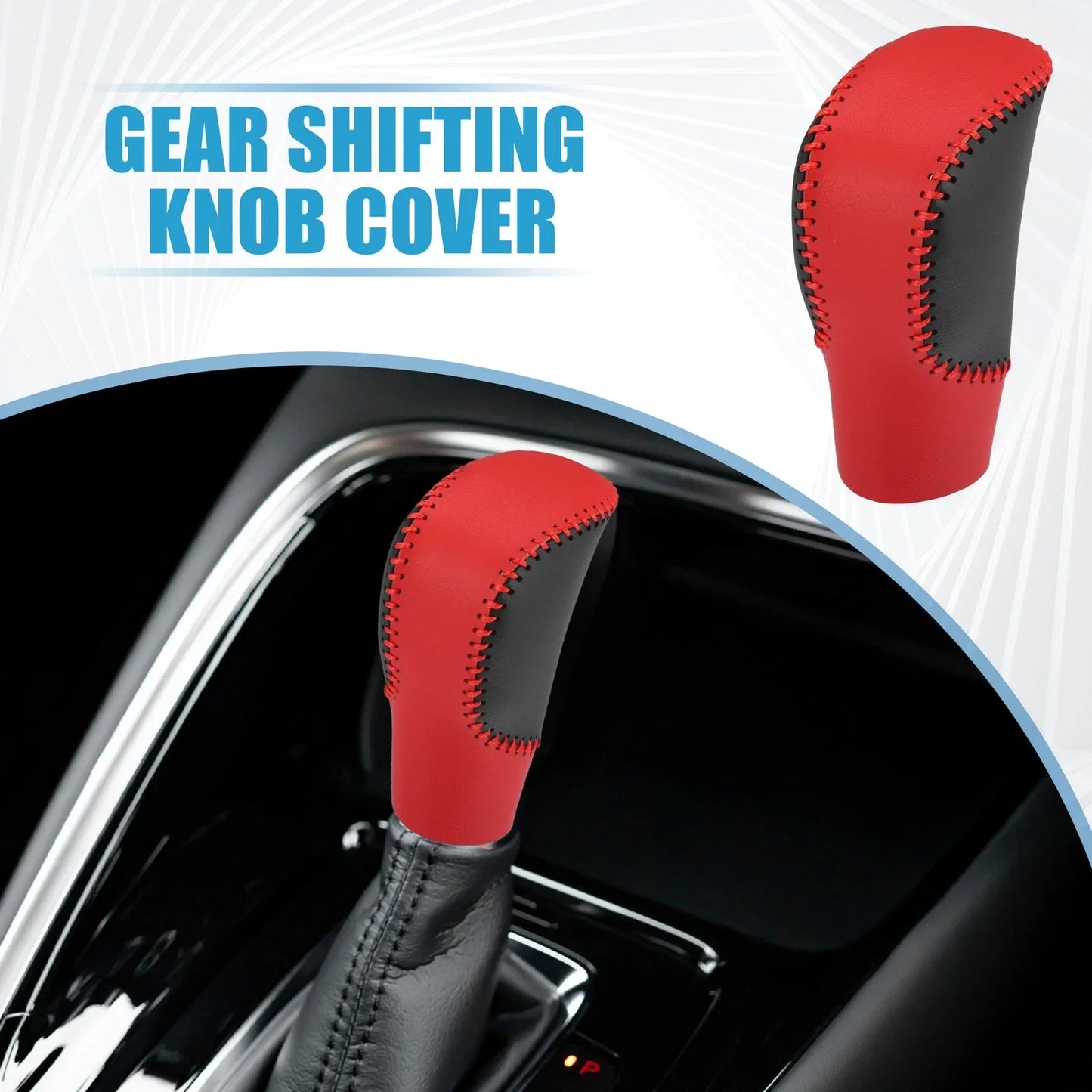 Gear Shifting Knob Cover for Honda HR-V 2023-2024 - Red Trim