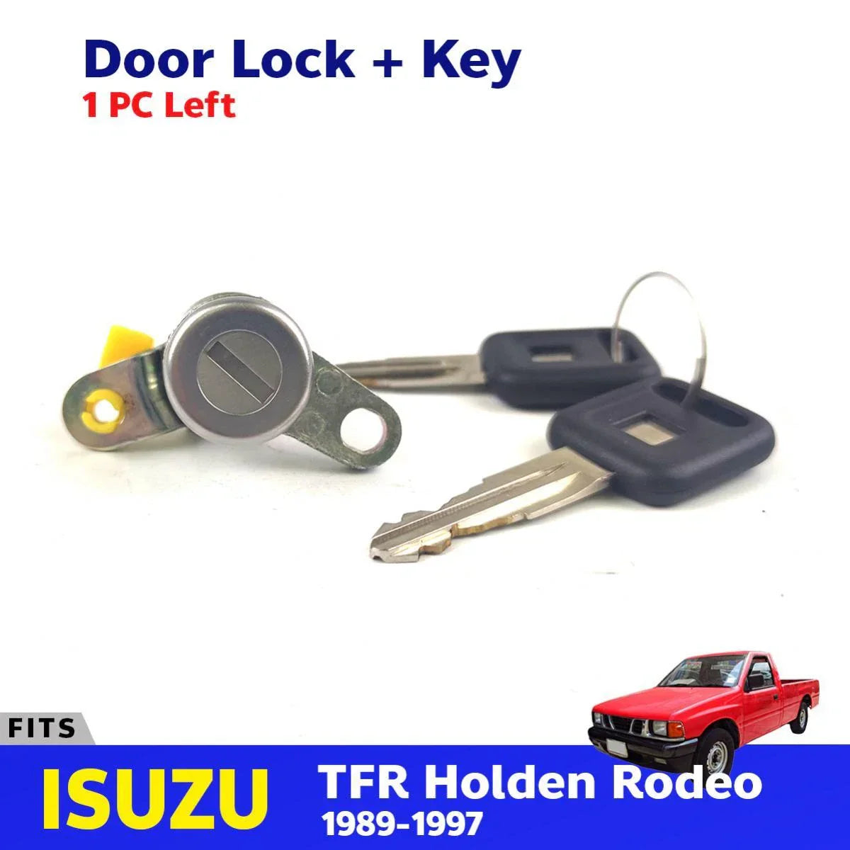 Cylinder Door Lock Safety Key LH Fits Isuzu TFR Holden Rodeo Pickup 1981-88 D08