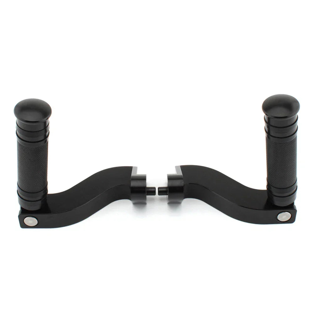 Rear Passenger Foot Pegs for Harley Touring (1993-2023) Black
