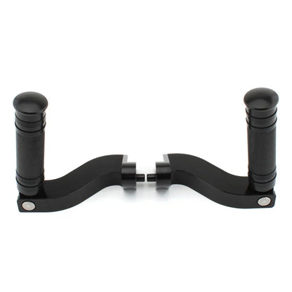 Rear Passenger Foot Pegs for Harley Touring (1993-2023) Black