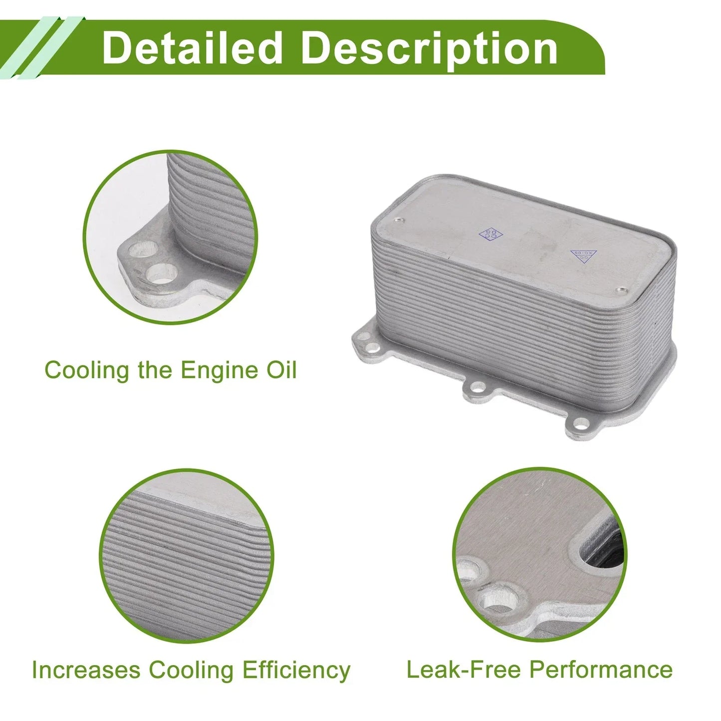 Engine Oil Cooler for Mercedes-Benz GLC300 (2016-2023) - 1 x Trans Cooler