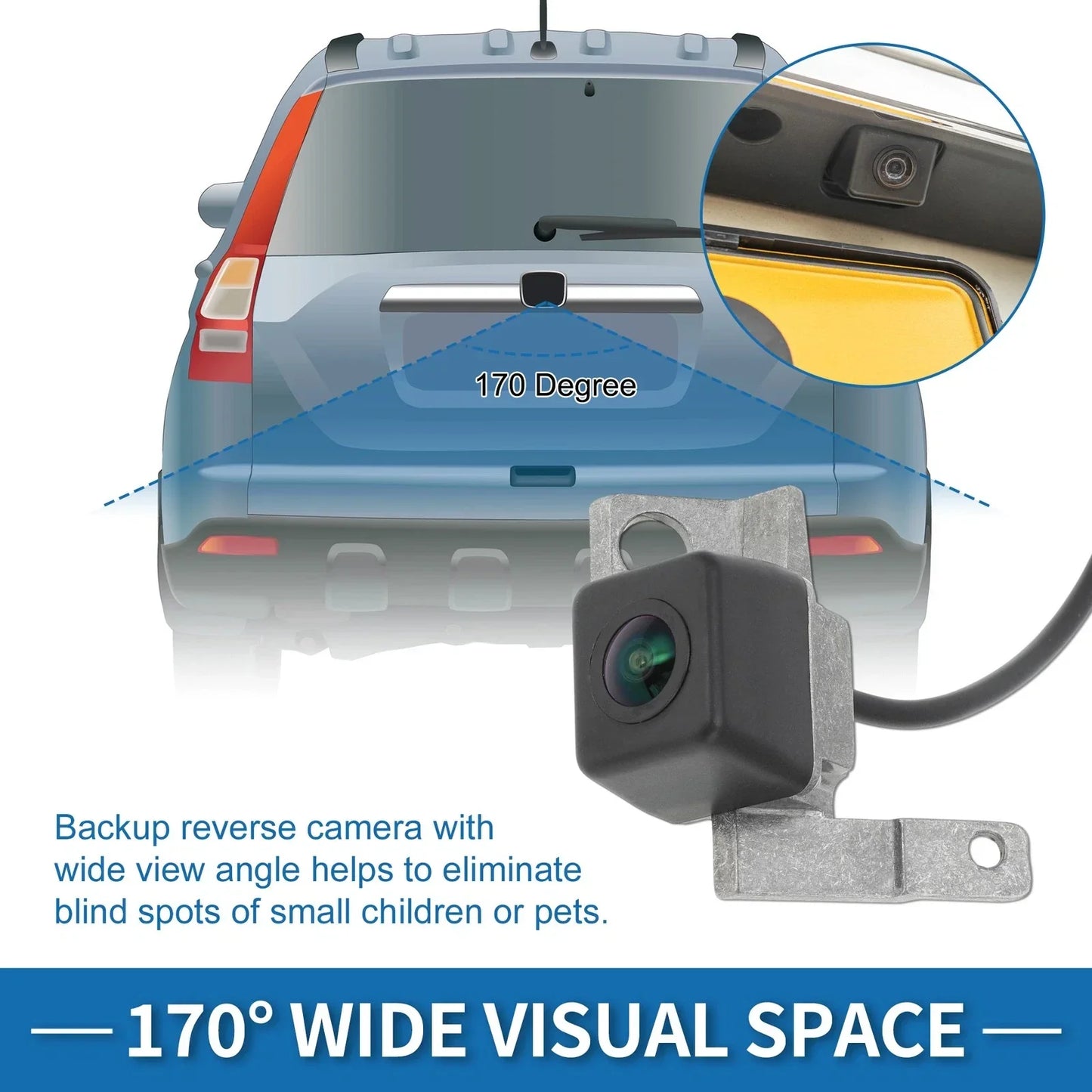 Rear View Backup Camera PAC160 for Hyundai Genesis Sedan (2009-2011)