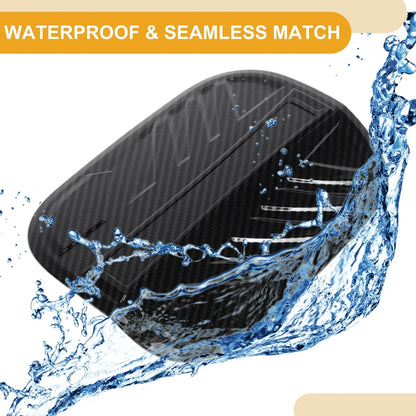 Fuel Tank Door Cap for Hyundai Santa Fe 2019-2025 Gas Tank Flap Carbon Fiber