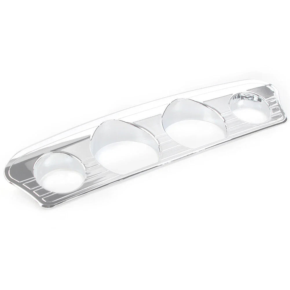 Tri Line Gauge Trim Cover for Harley Touring Electra Street Glide Ultra (2014-23)