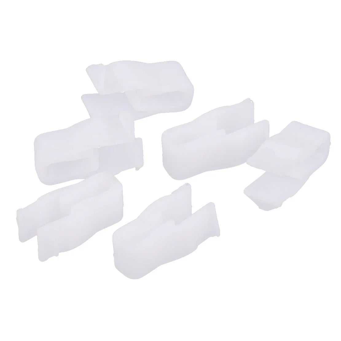 50 x White Plastic Instrument Panel Mounting Rivets for Car