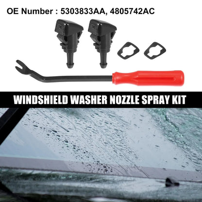 5 x Front Windshield Washer Nozzles for Dodge Ram (2009-2010)