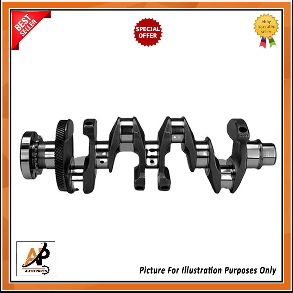 Crankshaft for Land Rover Discovery 2.0D Diesel Engine Rebuild (204DTD)