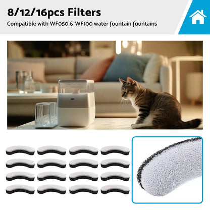 Cat Water Fountain Filter Replacement for WF050 WF060