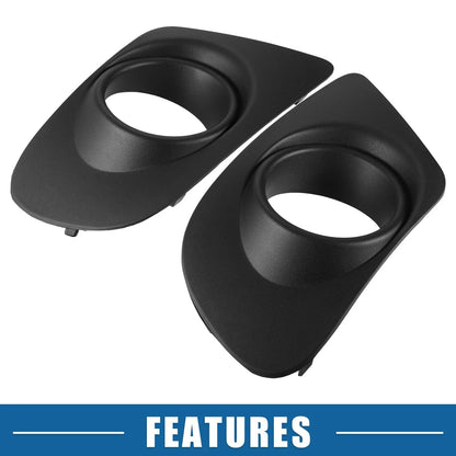 2 x Front Fog Light Grille Covers for Dodge Journey (2011-2019)