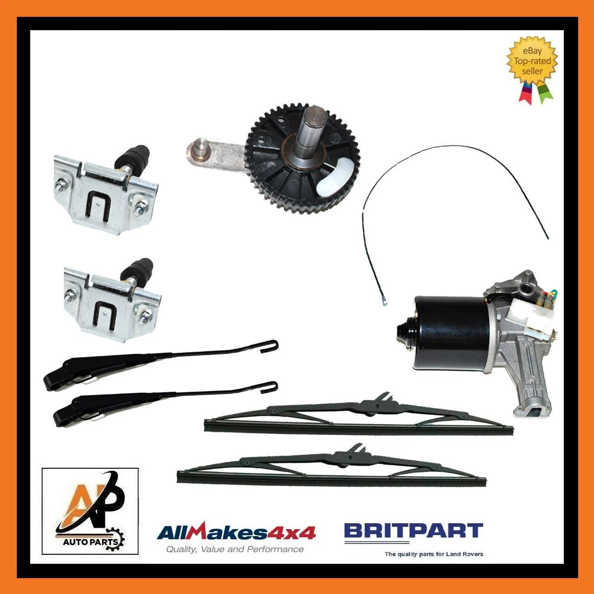 Front Windscreen Wiper Kit for Toyota Hilux (2005–2015)