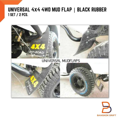 Mud Flaps for Mazda 4WD 4X4 Off-Road Splash Guards Black Rubber