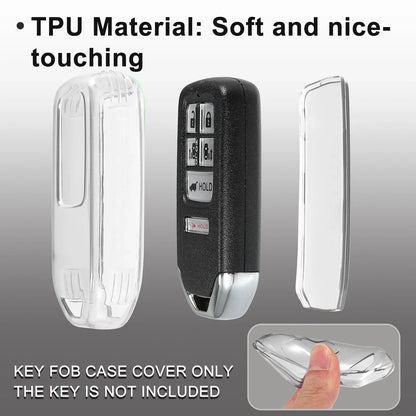 Key Fob Remote Control Cover TPU Shell for Honda Accord (2018-2023)