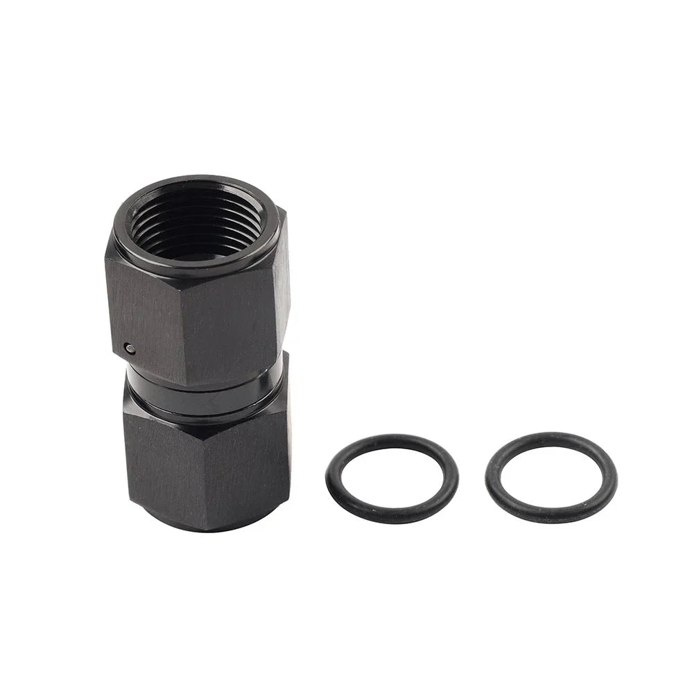 10AN Female to Female Swivel Coupler Fitting Adapter for Aluminum (N/A)