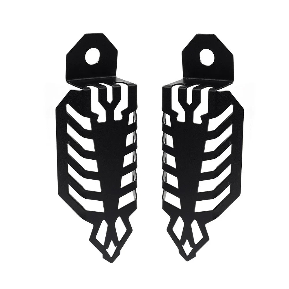 Universal Fork Dust Shock Absorber Spring Covers for Motorcycle ATV - Black