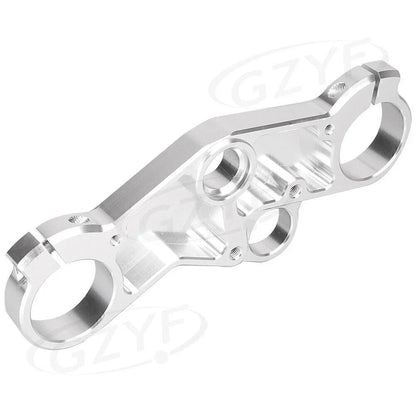 Triple Tree Front End Upper Top Clamp Silver for SUZUKI GSXR 600 1000 (01-02)