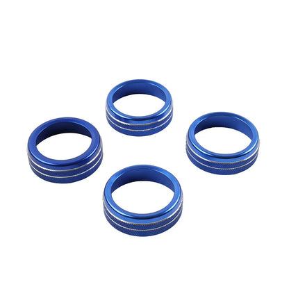 Blue AC Climate Control Knob Trim for Toyota Tacoma (2016-2023)
