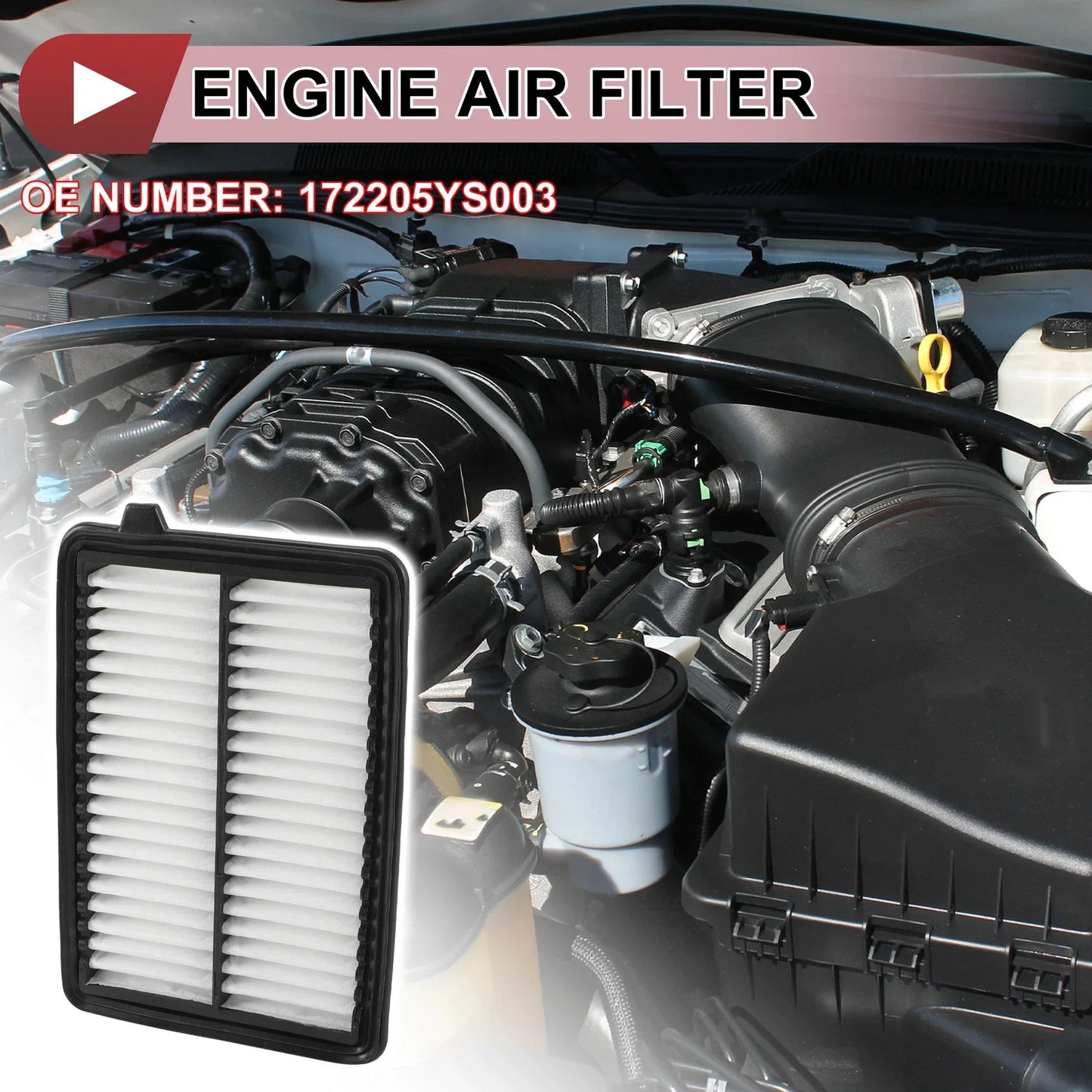 Car Engine Air Filter for Honda N-BOX (2011-2023) - Long Life, 1 Pc
