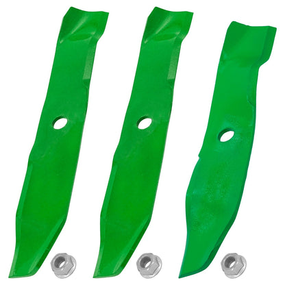 46 Inch Deck Blades with Nuts Replacement for Cub Cadet (2005–2017)