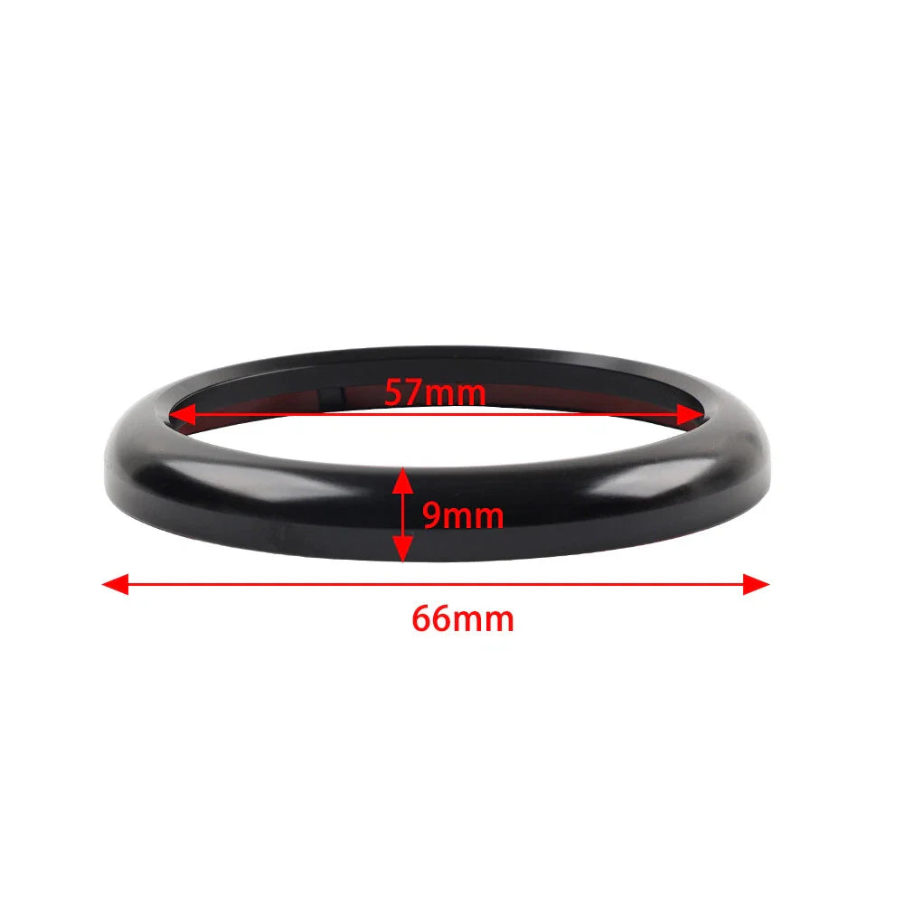 Silver Stopwatch Compass Cover Ring for Porsche 911 718 Boxster Cayenne Macan
