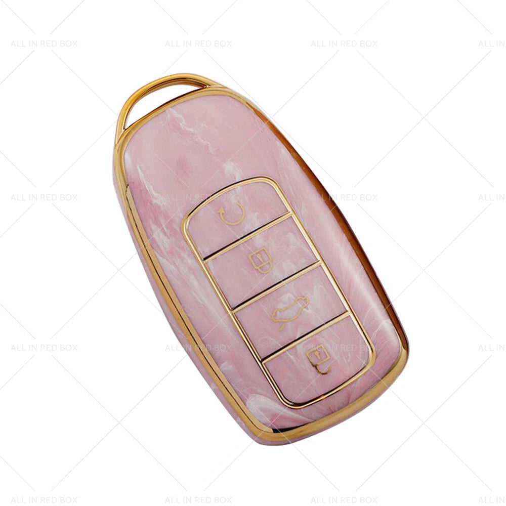 TPU Pink Car Remote Key Fob Case Cover for Chery Omoda 5 (2022-2023)