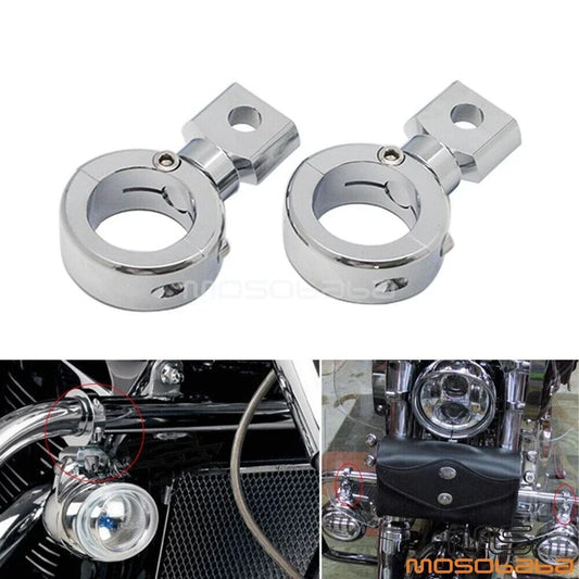 1.25'' Turn Signal Light Mount Brackets for Harley FLHX FLHP (2006-2023)