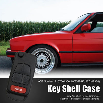 Key Shell Case for Mercedes-Benz 4 Button Key