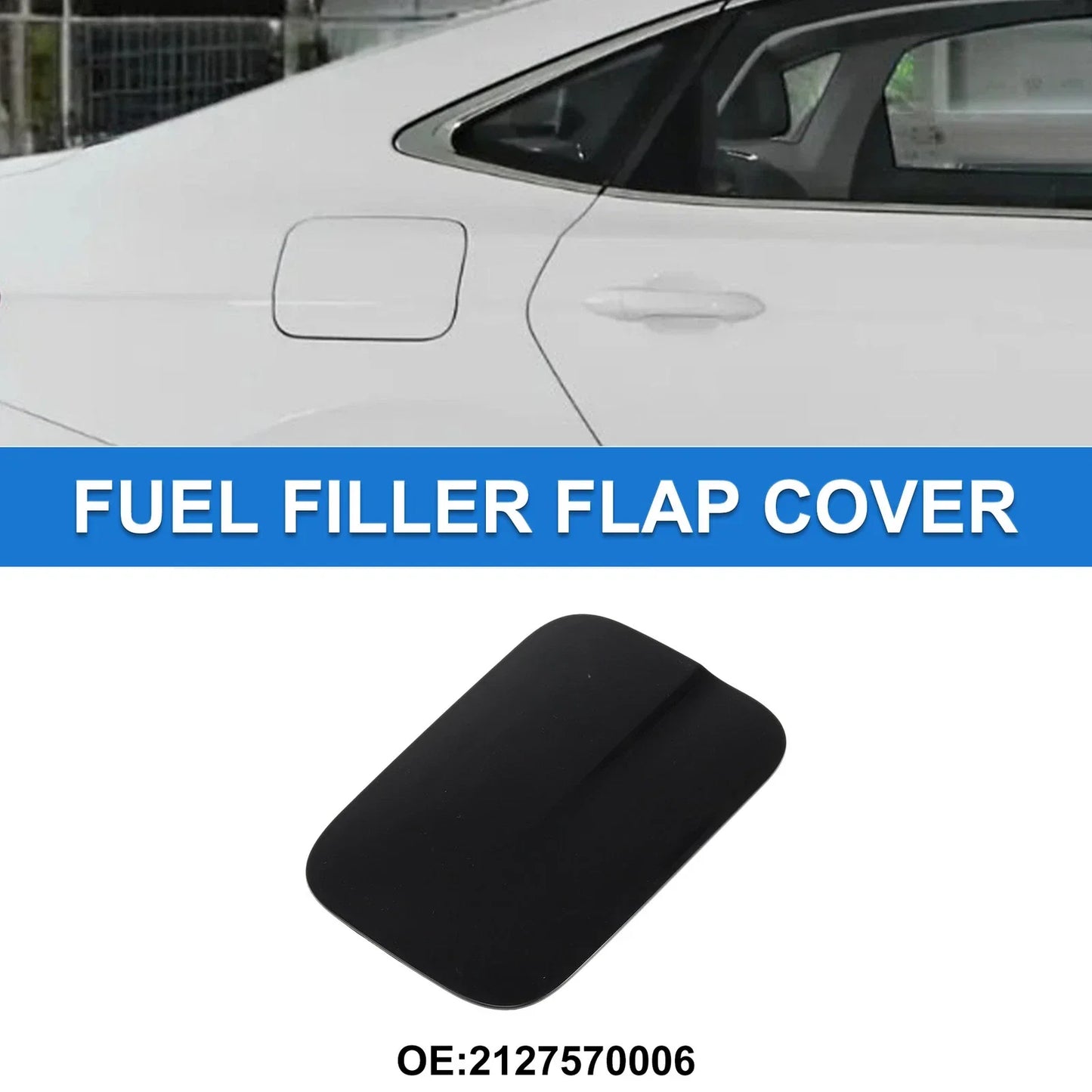 Fuel Tank Door Cap for Mercedes-Benz W212 Gas Tank Flap (2010-2016)