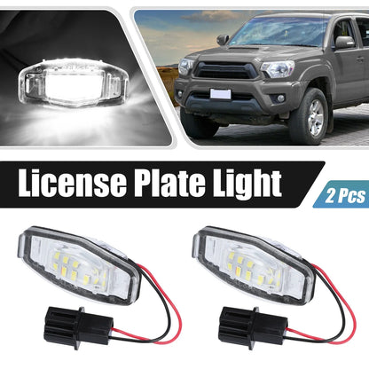 2 x LED License Plate Light Assembly for Honda Accord & Acura (2013-2017)