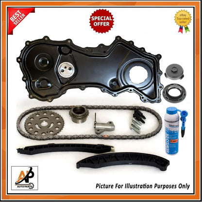 Engine Timing Chain Kit with Cover Replacement for Nissan Qashqai 2.0 (2007–2016)