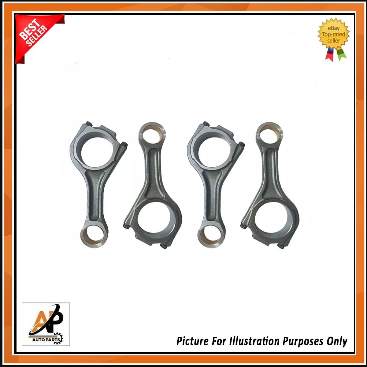 Connecting Rod Replacement Set for Land Rover 2.0 D Single Turbo (204DTD) (2010–2018)
